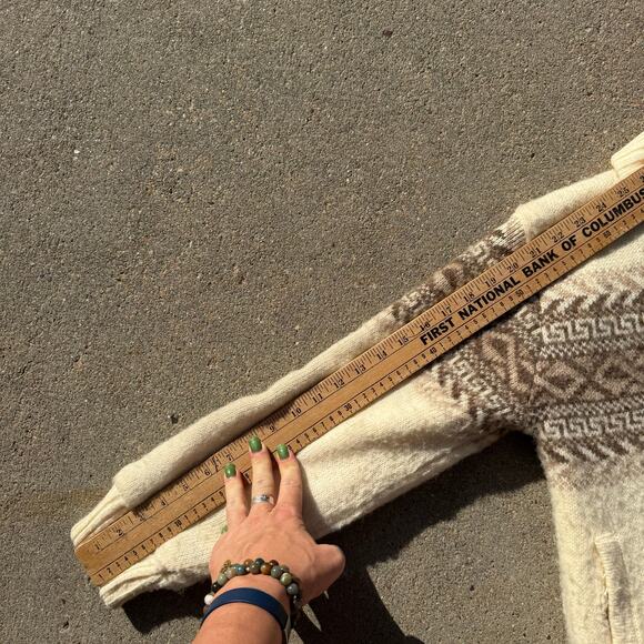 Vintage Outerbound HMS Jacket Boho Fair Isle Sheep Wool Zip Up Jacket MEDIUM - Picture 10 of 11